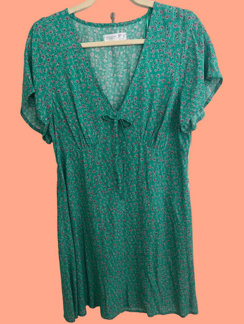 Primark Teal Floral Midi Dress